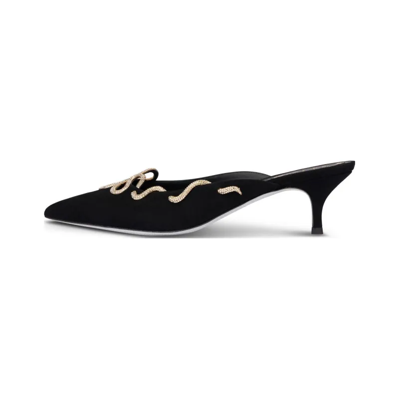 René Caovilla Morgana Embellished 55mm Mules-0