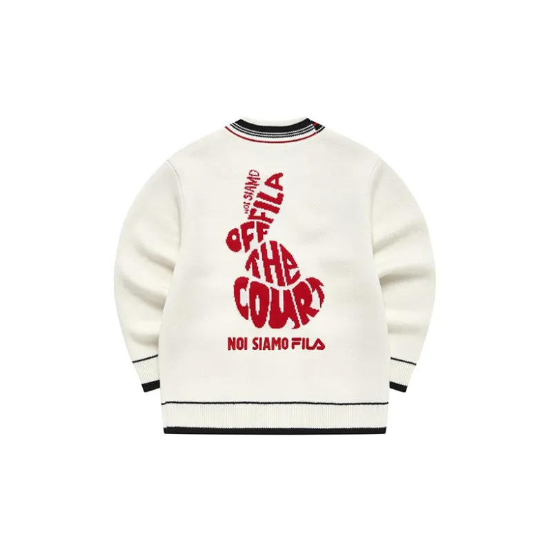 FILA FUSION CNY Fusion Knitwear Women's Muling White-1