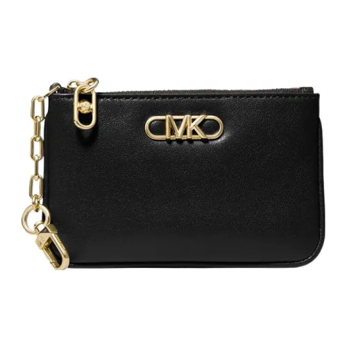 MICHAEL KORS PARKER Leather Wallet Small Size Women's Black