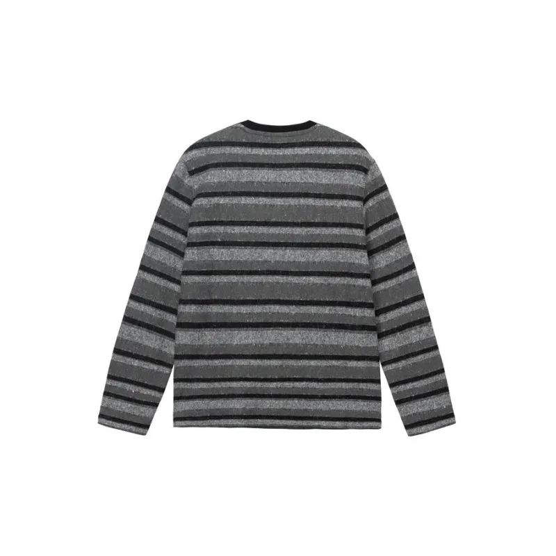 Stussy Baja Stripe Long Sleeve Crew Tee-1