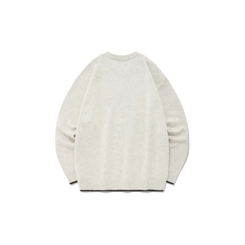 COVERNAT FW22 Sweater Unisex Oat-1