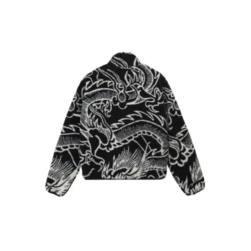 Stussy Dragon Sherpa Jacket - POIZON