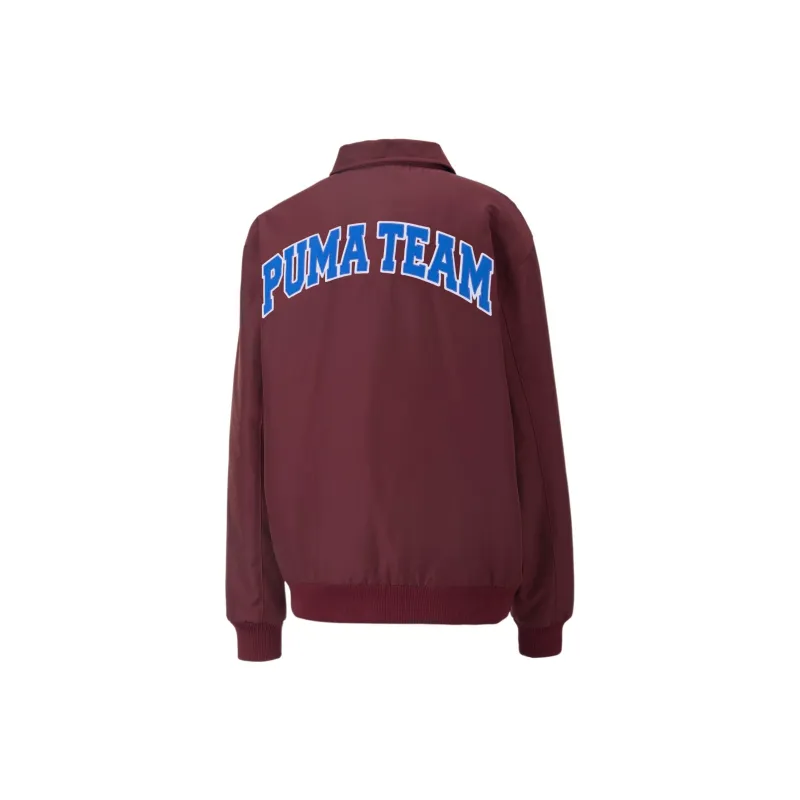 PUMA TEAM Jackets Men Burgundy-1