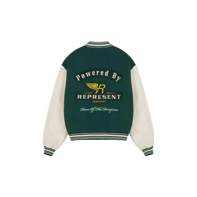 REPRESENT Baseball Jerseys Unisex Green-1