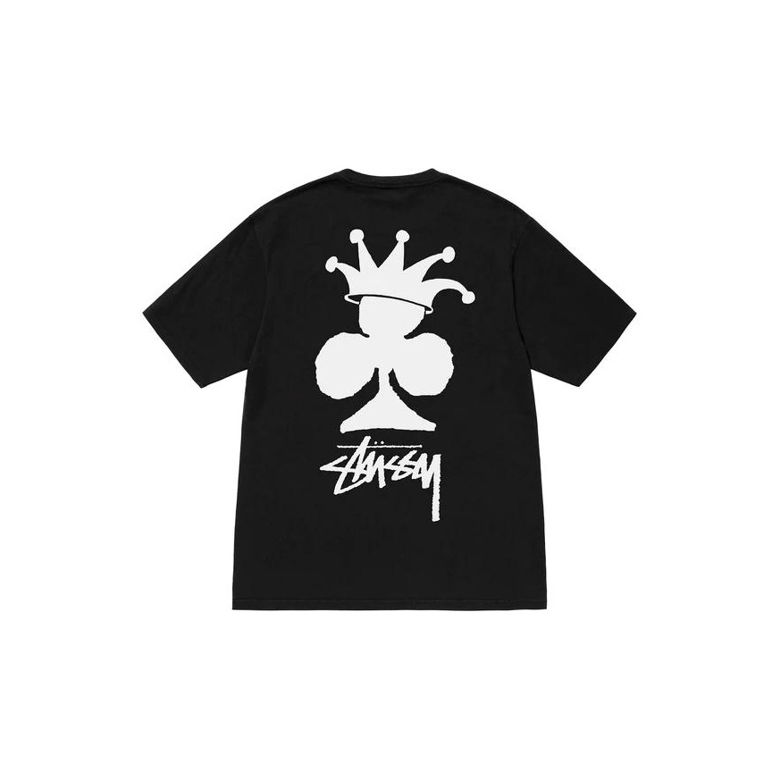 Stussy How We're Livin' Pigment Dyed Tee Black M - POIZON
