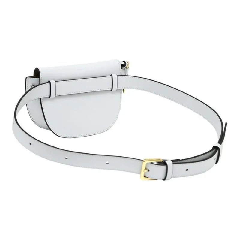 LOEWE Gate Cow Leather Bowknot Shoulder Bag Crossbody Bag Fanny Pack Mini Women's White-1