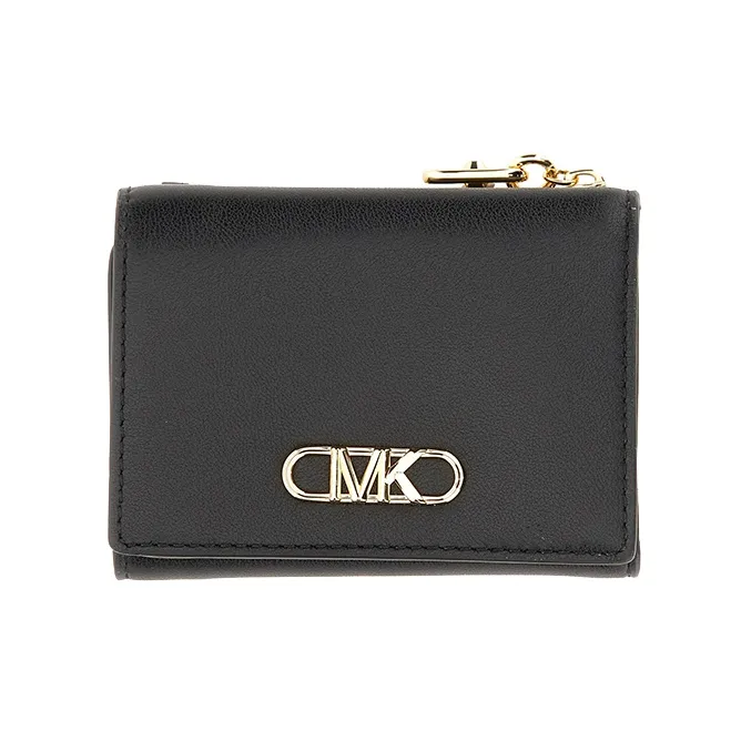 MICHAEL KORS Leather Wallet Women's Black-0