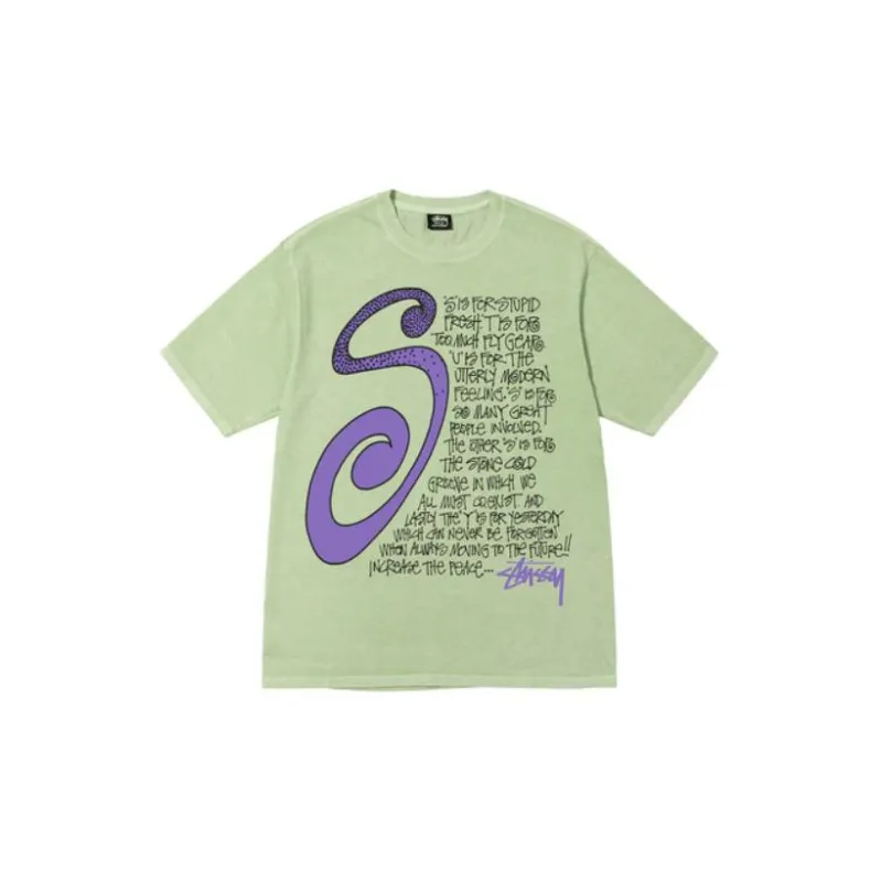 Stussy S Talk Pigment Dyed Tee-0