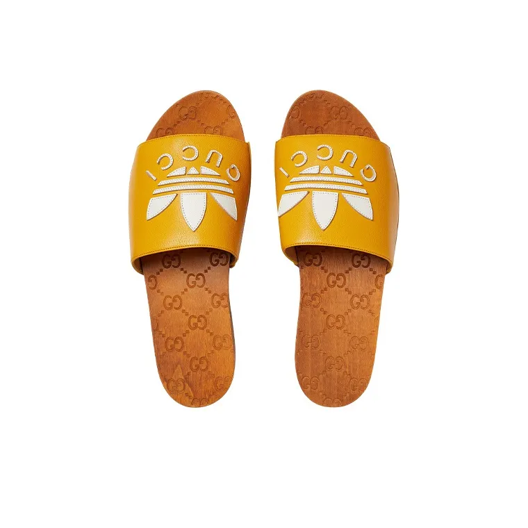 GUCCI Adidas X GUCCI Women's Gg Clog 'Yellow' Women's-1