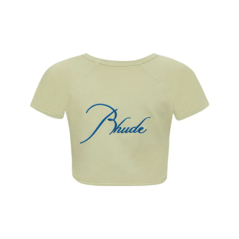 RHUDE T-Shirts Women's Light Green-1