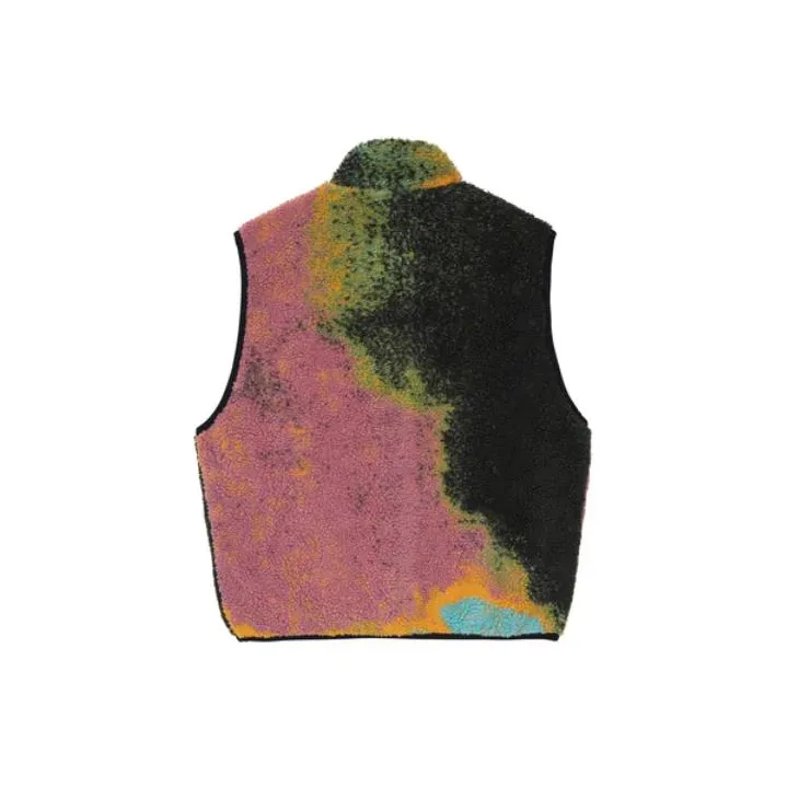 Stussy Jacquard Dye Sherpa Vest XXL - POIZON
