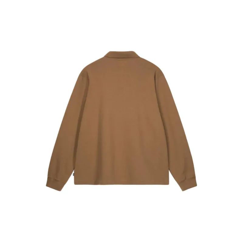 Stussy Long Sleeve Rib Polo-3