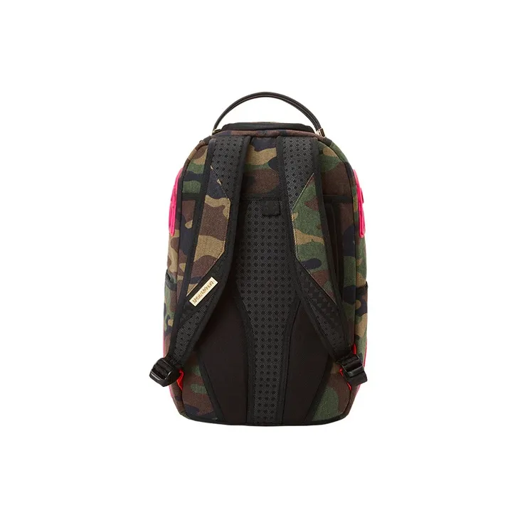 SPRAYGROUND Cotton Backpack Large Size Unisex Army Green-4
