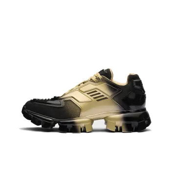 PRADA Low-Top Sports Casual Shoes Men's Black Gold