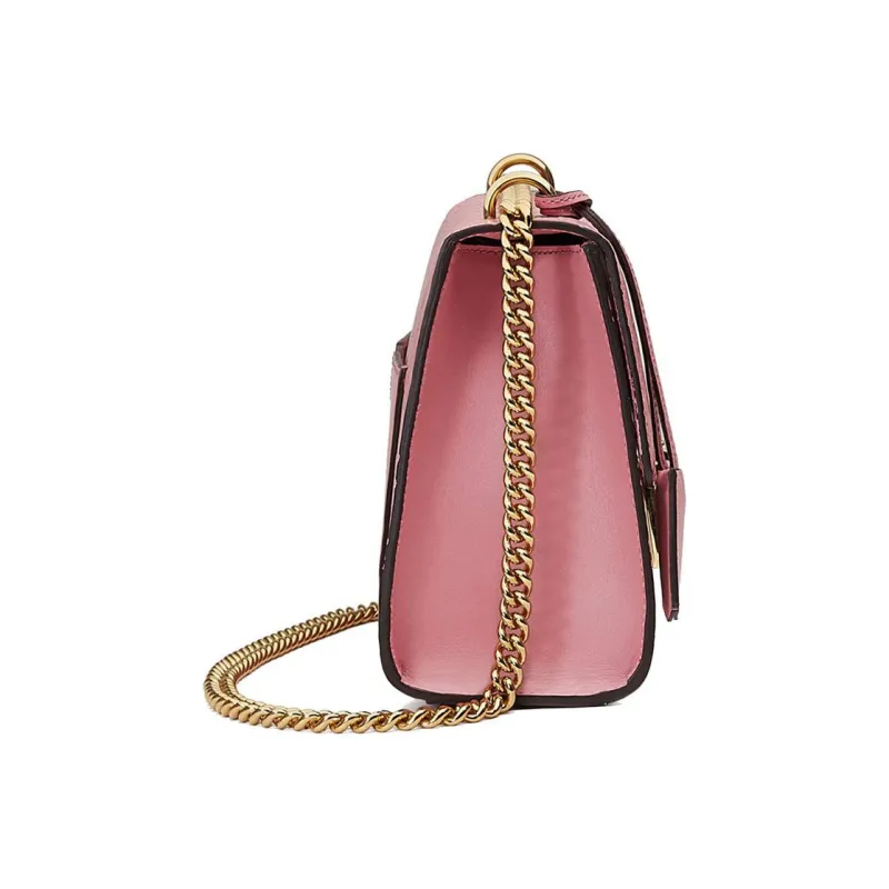 GUCCI Padlock Leather Lock Bag Crossbody Bag Shoulder Bag Women's Pink-2