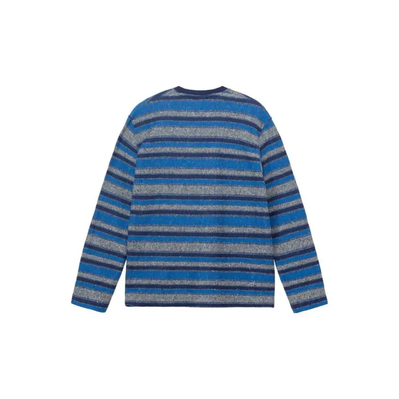 Stussy Baja Stripe Long Sleeve Crew Tee-5