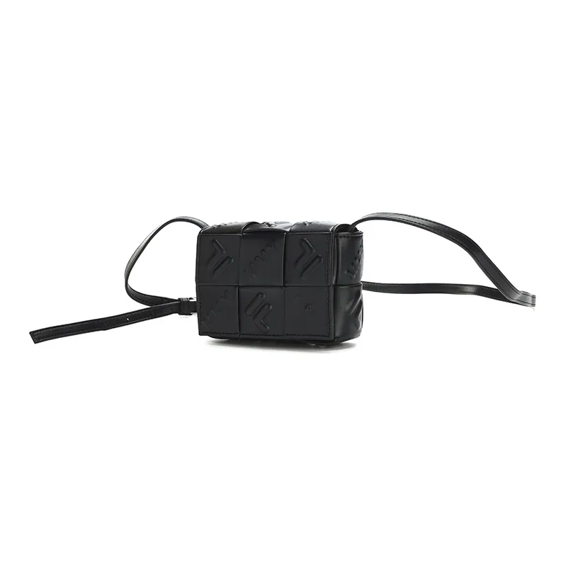 FILA MIHARA Collaboration PU Cell Phone Pouch Crossbody Bags Extra Small Women's Jet Black-1