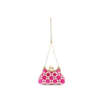 APEDE MOD Miley Fabric Mary Poppins Earphone Case Shoulder Bag Crossbody Bag Mini Women's Rose Red