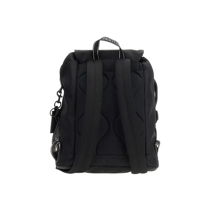 MOSCHINO Polyamide Backpack Men's Black-2