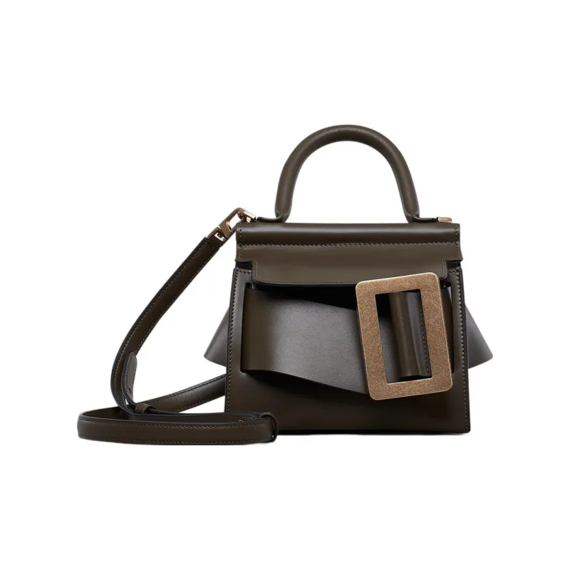 BOYY Karl Calfskin Shoulder Bag Crossbody Bag Handbag Women's Khaki Brown-2