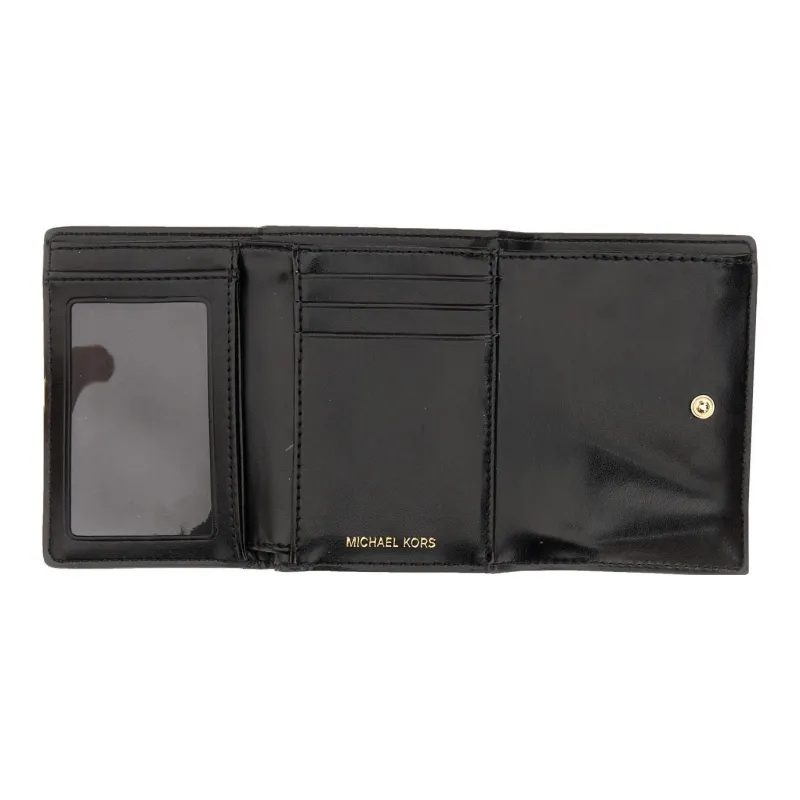 MICHAEL KORS Leather Wallet Women's Black-3