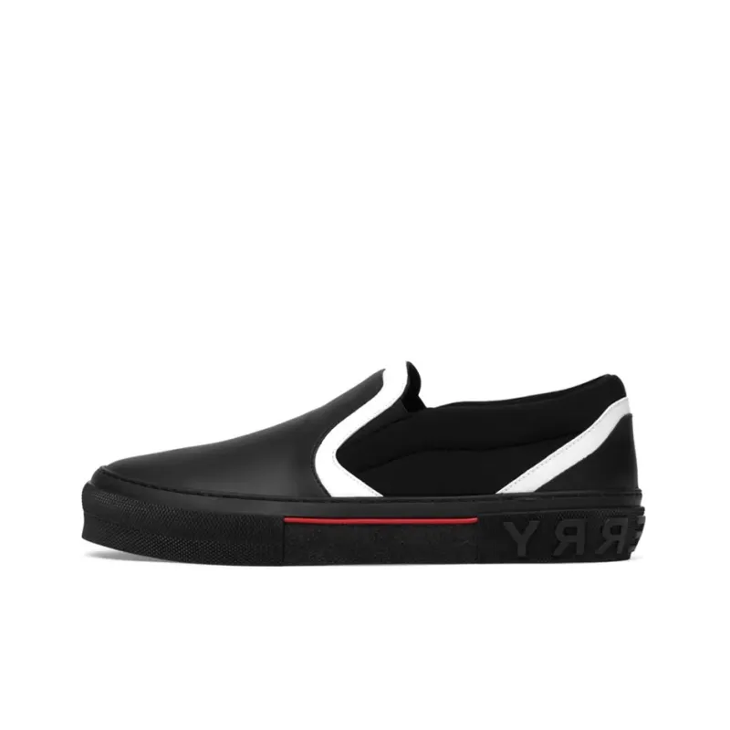 Burberry Low-Top Slip-On Sneaker Black-0