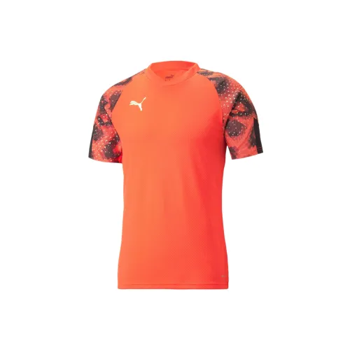 PUMA T-Shirts Men Orange