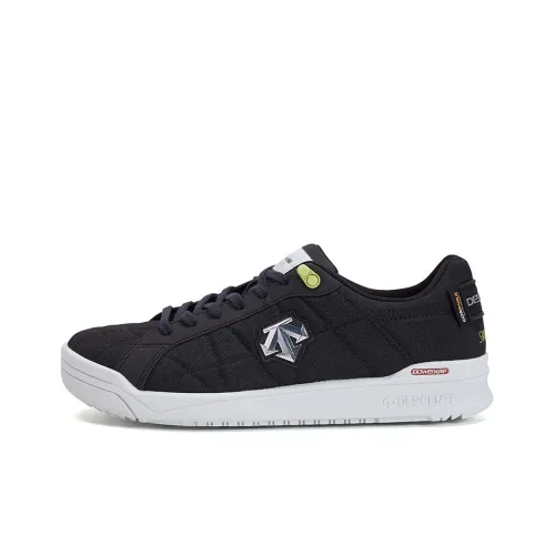 DESCENTE Ski Style Casual Shoes Unisex Low-Top Black