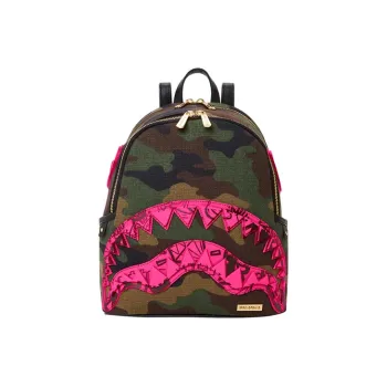 SPRAYGROUND Cotton Travel Bags Backpack Medium Size Unisex Army Green