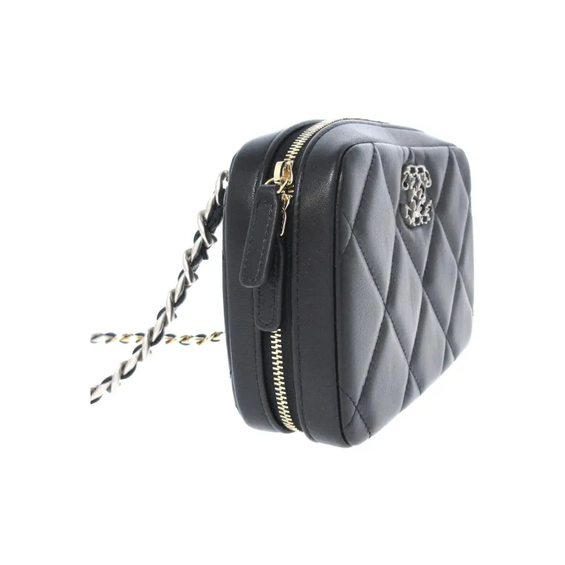 CHANEL 19Bag Lambskin Camera Bag, Crossbody Bag, Shoulder Bag Women's Black-1
