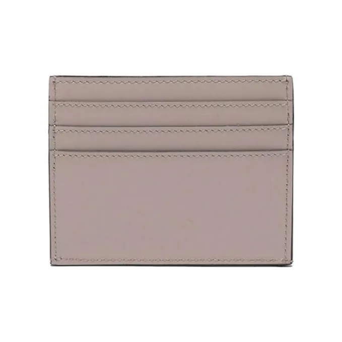 FENDI Cow Leather Card Holder, Coin Purse Regular Women's Dark Nude-3