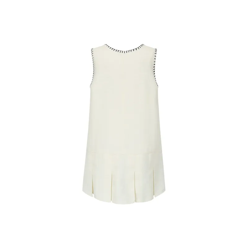 XANDRA Tank Dress Dress Milk White-1