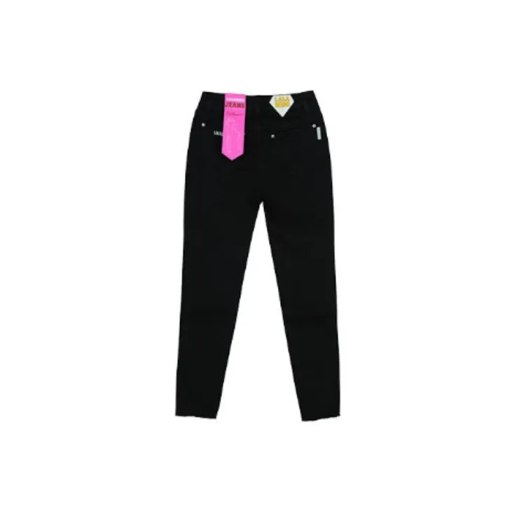 LALABOBO SS22 Pencil Pants Jeans Women's Black-1
