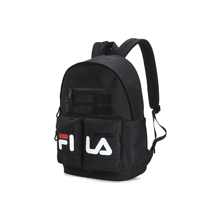 FILA Fabric Backpack Extra Small Unisex Pitch Black-1
