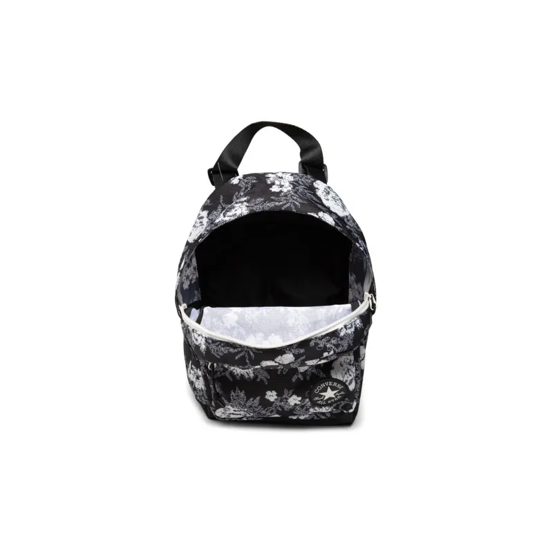 Converse Polyester Backpack Regular Unisex Black/Apricot Cream Floral-4