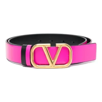 Valentino Fashion Casual Pin Buckle Belt Women's Purple