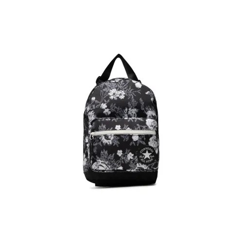 Converse Backpacks Black/Apricot Cream Floral