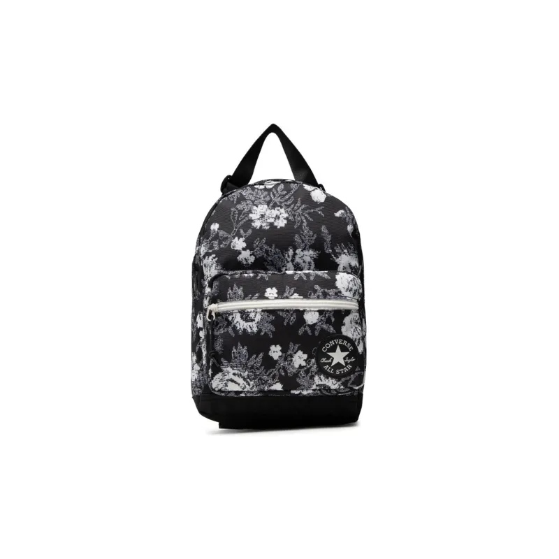 Converse Polyester Backpack Regular Unisex Black/Apricot Cream Floral-0