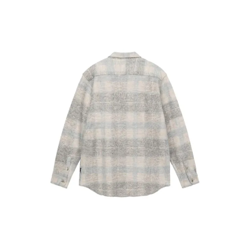 Stussy Plaid Knit Shirt-11