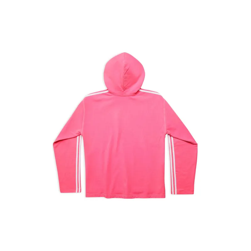 Balenciaga X Adidas No Rib Hoodie Medium Fit Neon Pink-1