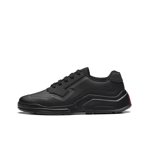 PRADA Shock Absorbers Low Top Sports Casual Shoes Men's Black