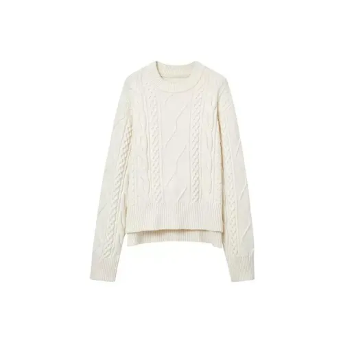 Simple Pieces Sweaters Women's White