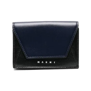 MARNI Logo-Embossed Envelope Foldover Wallet
