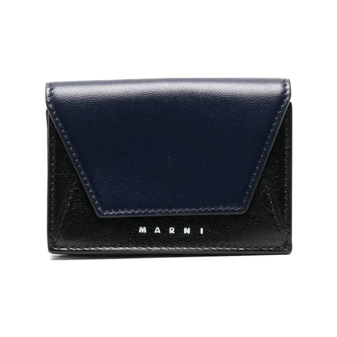 MARNI Logo Embossed Envelope Foldover Wallet-0