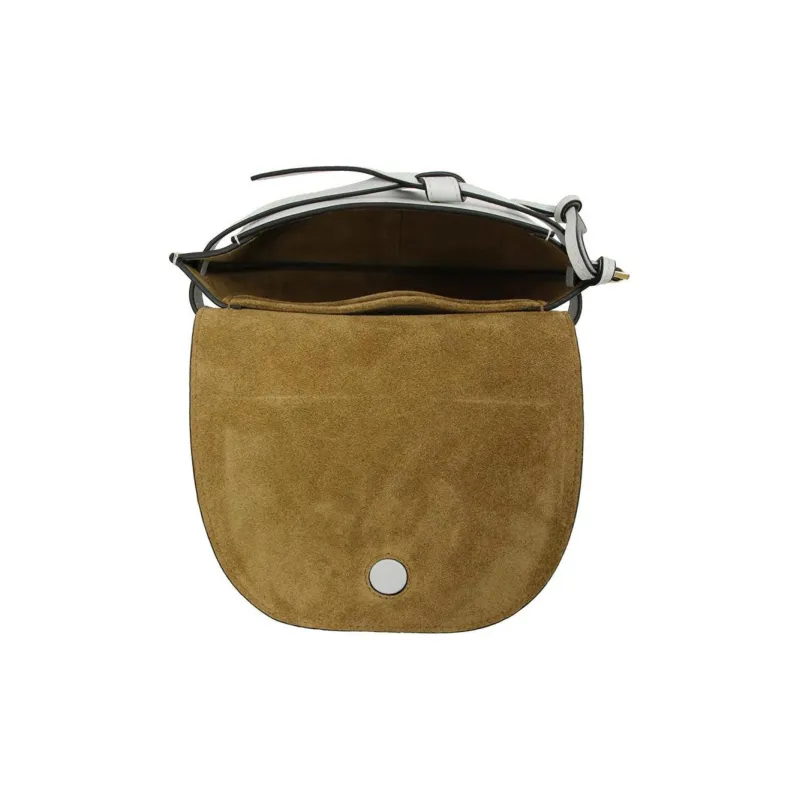 LOEWE Gate Cow Leather Bowknot Shoulder Bag Crossbody Bag Fanny Pack Mini Women's White-3