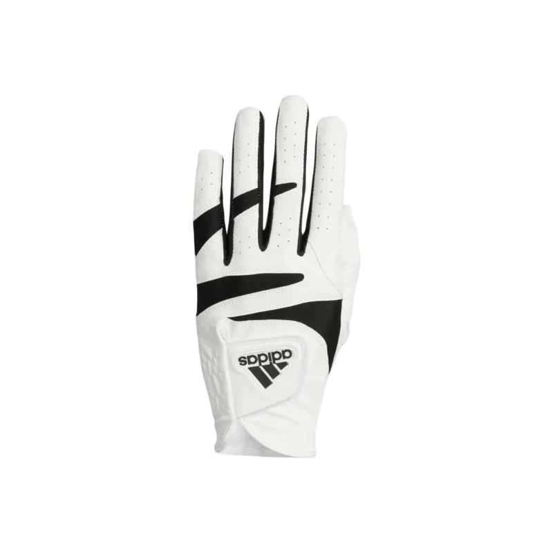 Adidas Polyester Elastane Polyurethane Sports Gloves Unisex White-0