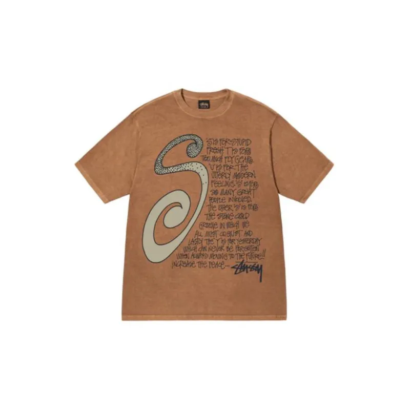 Stussy S Talk Pigment Dyed Tee-4