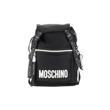 MOSCHINO Polyamide Backpack Men's Black