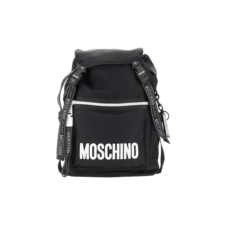 MOSCHINO Polyamide Backpack Men's Black-0