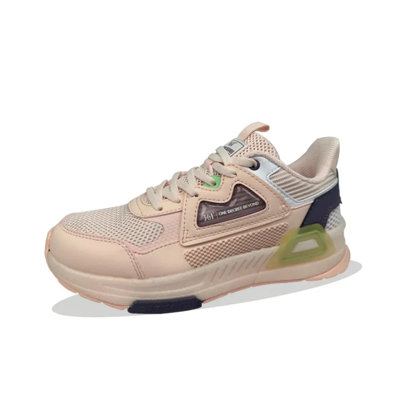 361° NFO Casual Shoes Women's Low Top Transparent Pink/Gray Purple-2